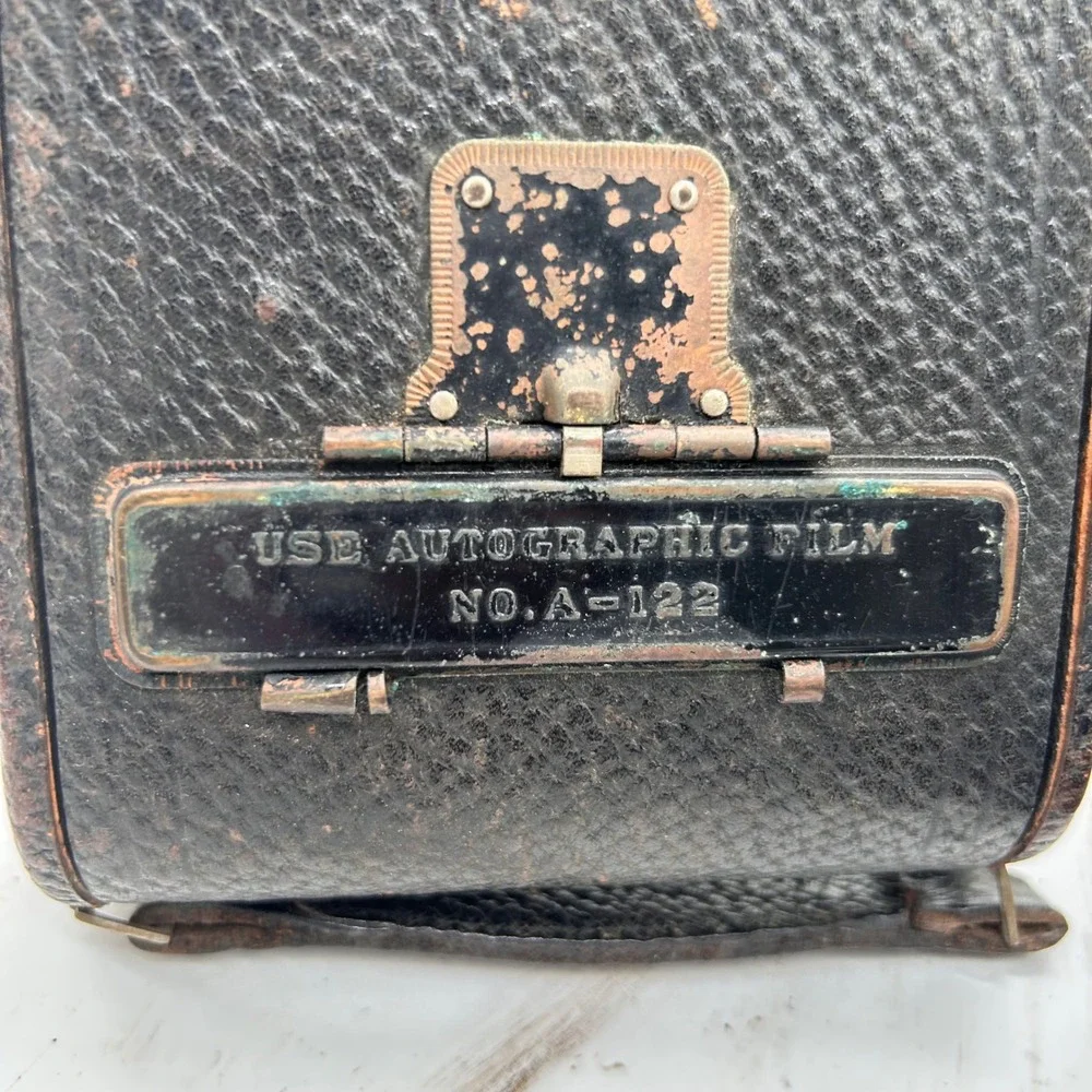 Vintage 1910-1915 Kodak No 3A Autographic Folding Pocket Camera & Case Model‎ C
